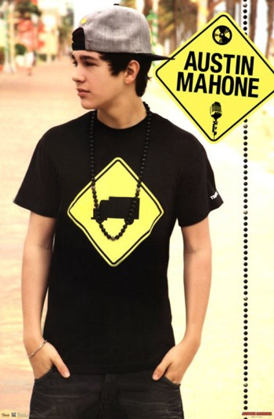 Austin Mahone Beach Poster Print - 24x36 Rolled Art