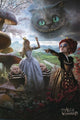 Alice in Wonderland Triptych Poster Print - 22x34