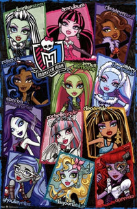 Monster High Grid Poster Print - 24x36 Rolled Poster