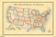 USA Map Poster Print - 22x34 Rolled Poster | Posterazzi