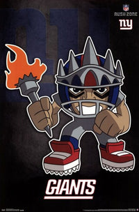 New York Giants Rusher 13 Poster Print - 24x36