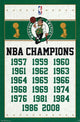 Boston Celtics 2013 Champions Poster Print showcasing vibrant team spirit.