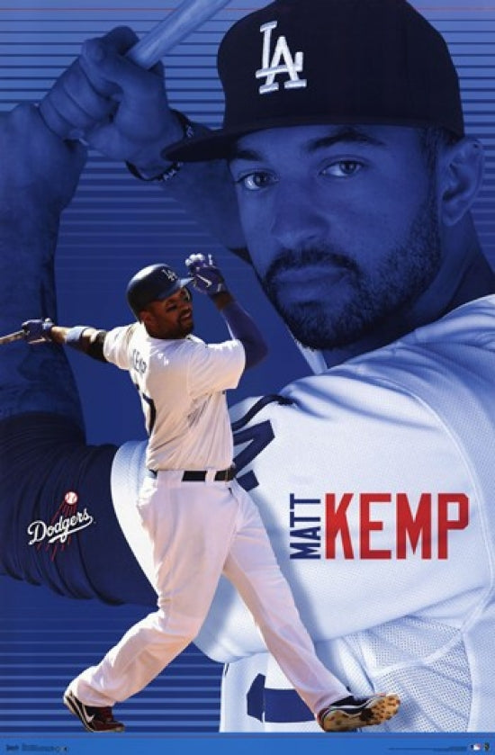 Los Angeles Dodgers - Matt Kemp Poster Print 22x34