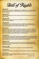 Bill of Rights USA Poster Print - Rolled Art for Home & Office