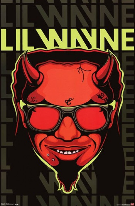 Lil Wayne Devil Poster Print - 24x36 Rolled Poster