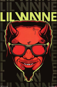 Lil Wayne Devil Poster Print - 24x36 Rolled Poster