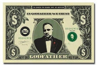 The Godfather Dollar Poster Print - 36x24 Rolled Artwork
