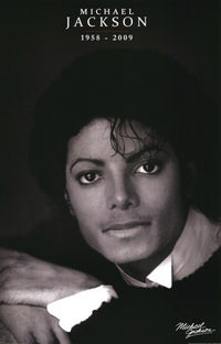 Michael Jackson Black & White Tribute Rolled Poster Print