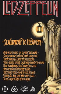 Led Zeppelin Stairway to Heaven Poster Print 22x34