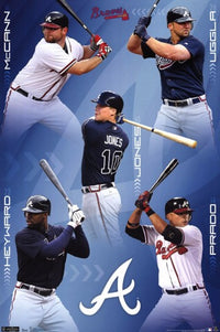 Atlanta Braves 2011 Collage Poster Print, showcasing team spirit and achievements.