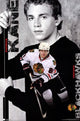 Patrick Kane Chicago Blackhawks poster print showcasing vibrant action.