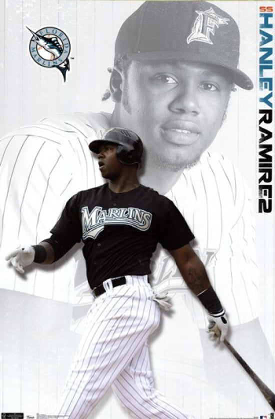 Florida Marlins Hanley Ramirez 2011 Poster Print in vibrant colors.