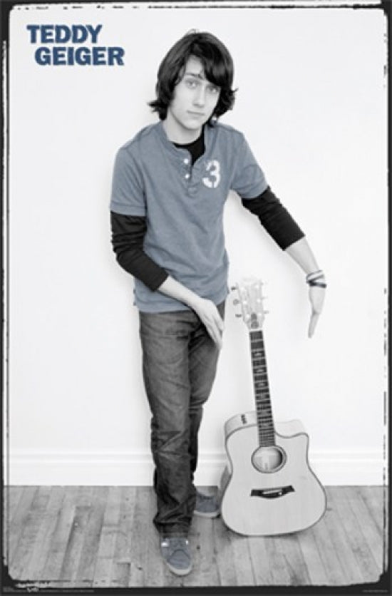 Teddy Geiger Poster Print - 24x36 inches, vibrant colors and high-quality finish.