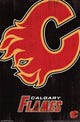 Calgary Flames 2013 Logo Poster Print showcasing the team's logo.