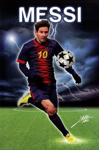 Messi - Relámpago Rolled Poster Print 24x36