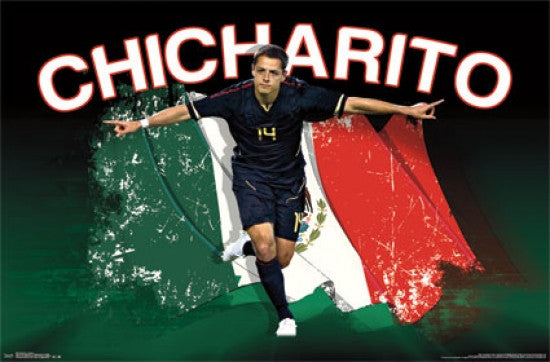 Chicharito Javier Hernández Bandera Rolled Poster Print 24x36