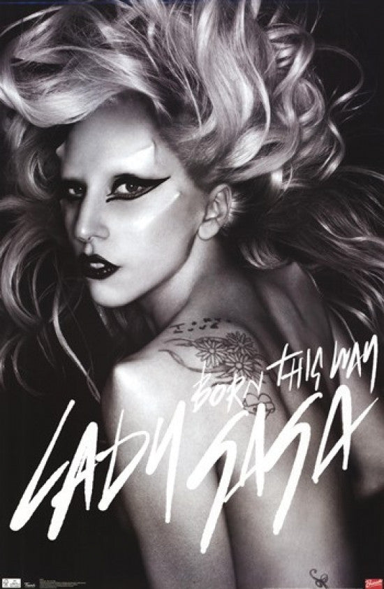 Lady Gaga Born This Way Poster Print - 22x34