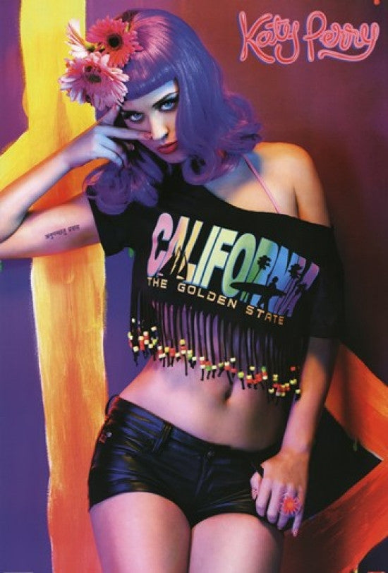 Katy Perry Neon Poster Print 22x34 - Rolled Poster