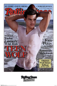 Rolling Stone Taylor Lautner Poster Print - 22x34