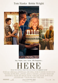 Here Movie Poster Print showcasing vibrant colors and cinematic design.
