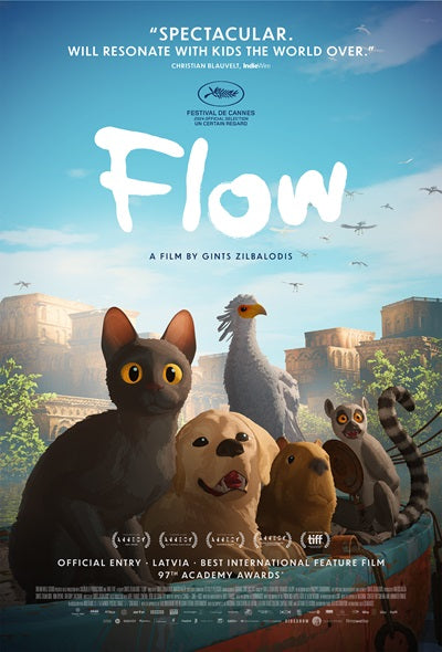 Flow Movie Poster Print showcasing vibrant imagery and design