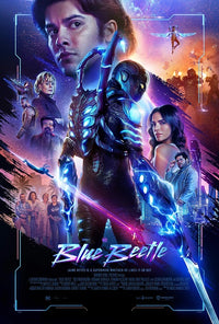 Blue Beetle Movie Poster - vibrant superhero artwork