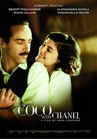 Coco Avant Chanel Movie Poster Print showcasing the elegance of fashion.