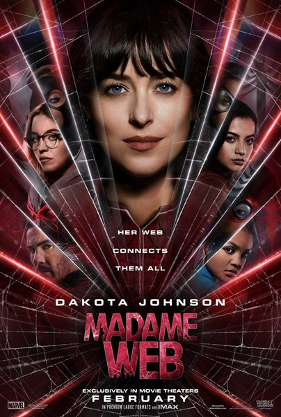 Madame Web Movie Poster Print showcasing superhero cinema art.
