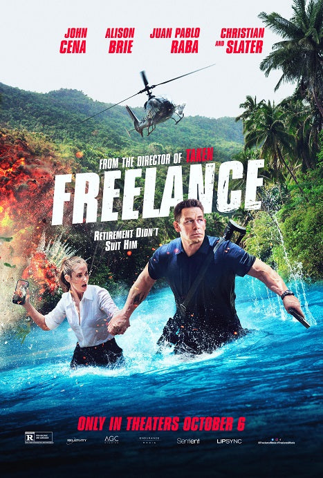Freelance Movie Poster Print featuring vibrant design for film enthusiasts.