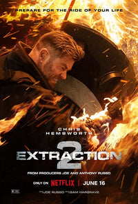 Extraction 2 Movie Poster featuring action-packed visuals.