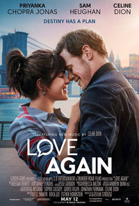 Love Again Movie Poster Print showcasing romance and emotion.