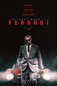 Ferrari Movie Poster Print showcasing luxury and speed.