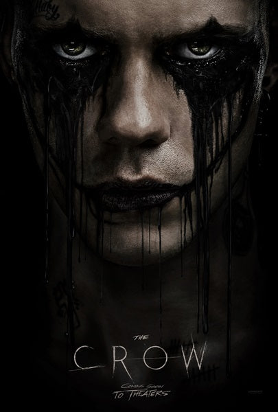 The Crow movie poster print featuring iconic imagery from the film.
