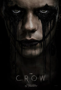 The Crow movie poster print featuring iconic imagery from the film.