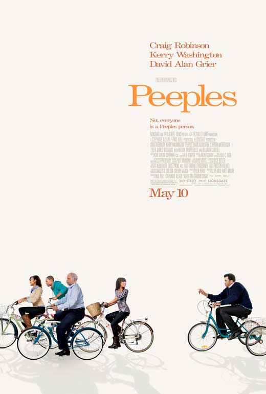 Peeples Movie Poster featuring Tyler Perry's film in vibrant colors.