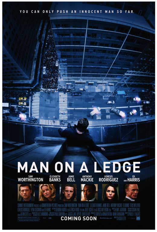 Man on a Ledge Movie Poster - 27 x 40