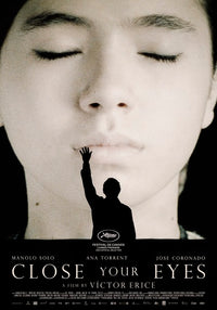 Close Your Eyes Movie Poster Print featuring captivating design.