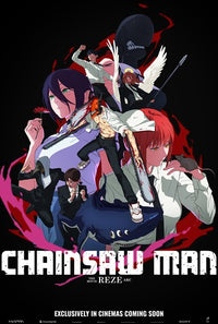 Chainsaw Man the Movie Reze Arc Poster Print featuring vibrant imagery