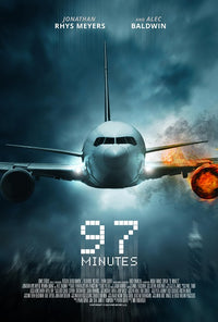 97 Minutes Movie Poster Print showcasing thrilling cinematic artwork.