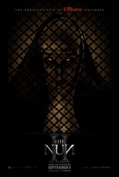 The Nun 2 Movie Poster Print showcasing horror film art.