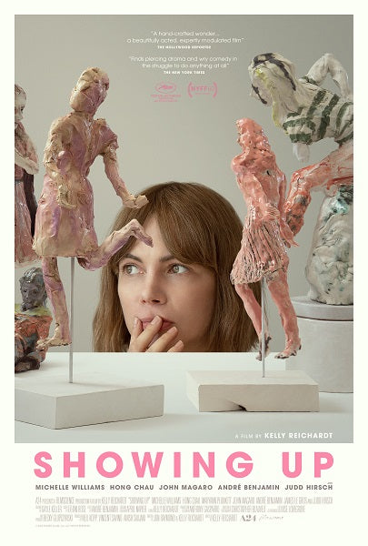 Showing Up Movie Poster Print showcasing vibrant cinematic artwork.
