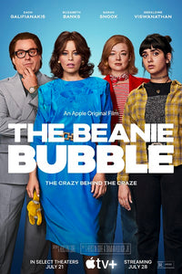 The Beanie Bubble Movie Poster Print featuring vibrant colors and cinematic design.