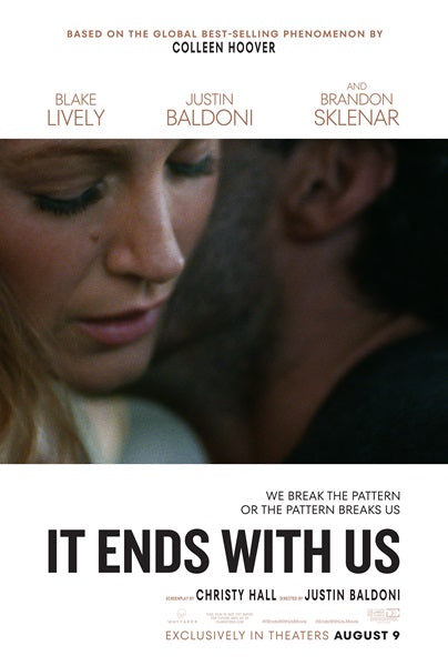 It Ends with Us Movie Poster showcasing emotional visuals.