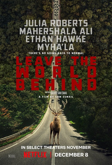 Leave the World Behind movie poster print showcasing gripping visuals.