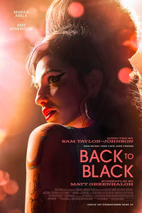 Back to Black Movie Poster Print featuring bold design and captivating visuals.