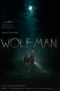 Wolf Man Movie Poster Print, classic horror artwork