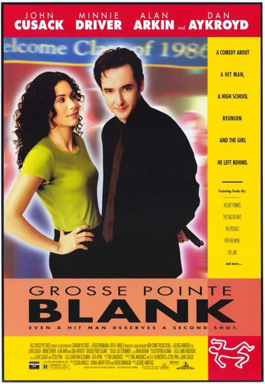 Grosse Pointe Blank Movie Poster Print featuring iconic design.