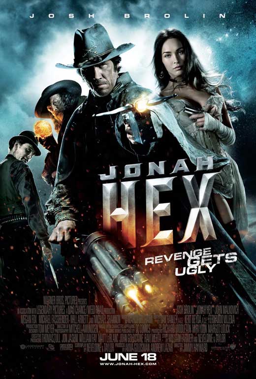 Jonah Hex Movie Poster 27x40 featuring action and adventure theme.