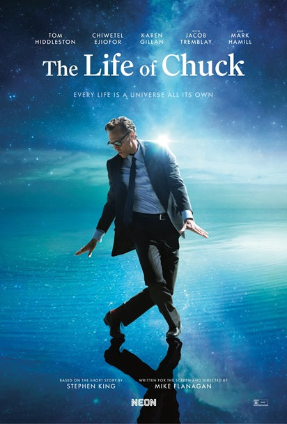 The Life of Chuck Movie Poster Print showcasing cinematic art.