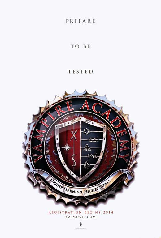 Vampire Academy Movie Poster featuring captivating graphics.